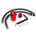 Aluminum alloy oil separator for Ford Expedition in choice of black, red, blue, or silver.