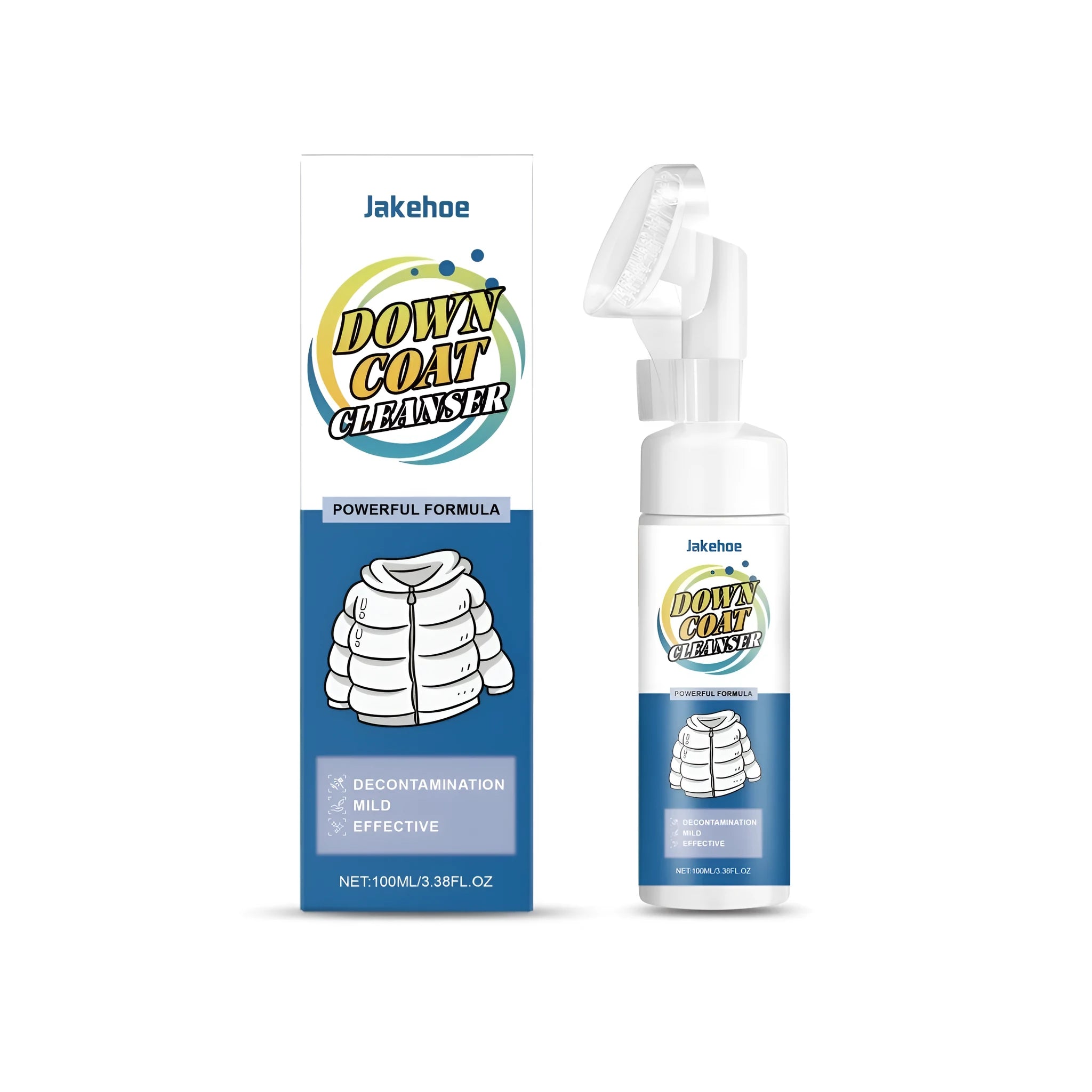 100ml bottle of Down Coat Cleanser liquid detergent for down jackets