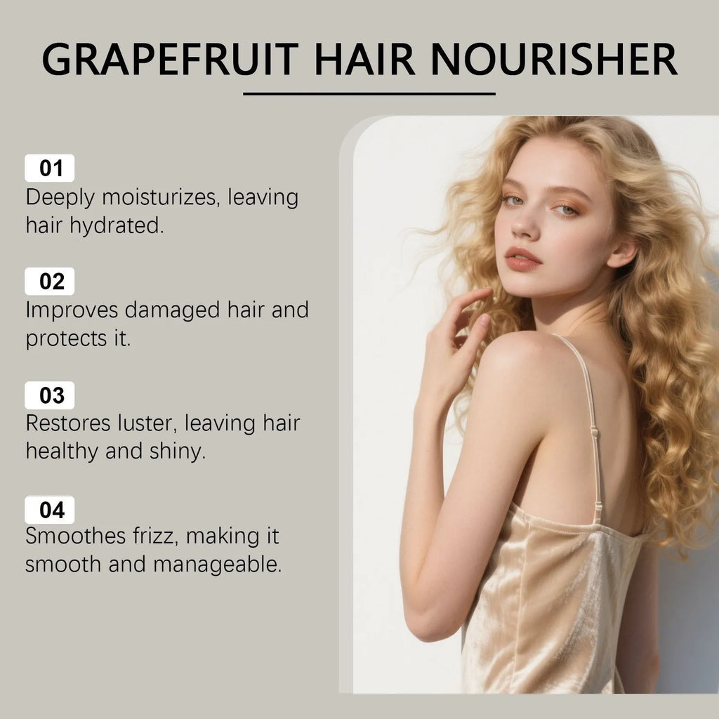 120ml bottle of grapefruit hair conditioner with ginger and rosemary oils for oily and fine hair