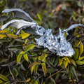 Red and gold Print Flying Dragon Wings decoration toy made from PLA plastic.