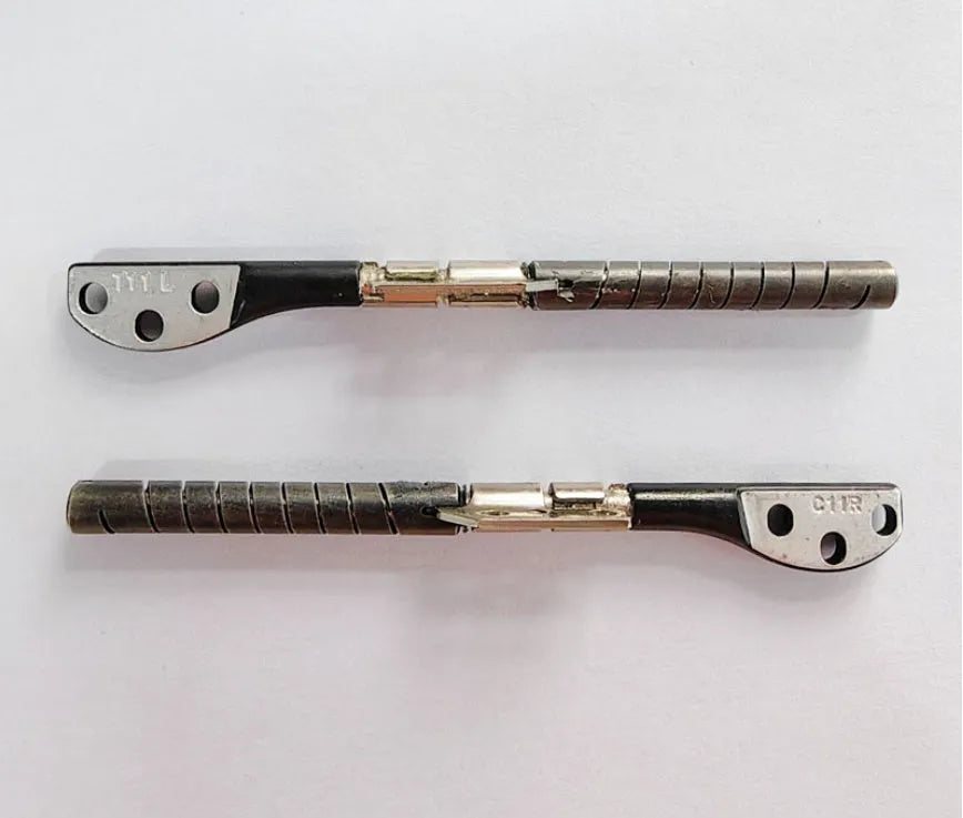 MacBook Pro 15-inch A1286 computer screen shaft pair in foam packaging