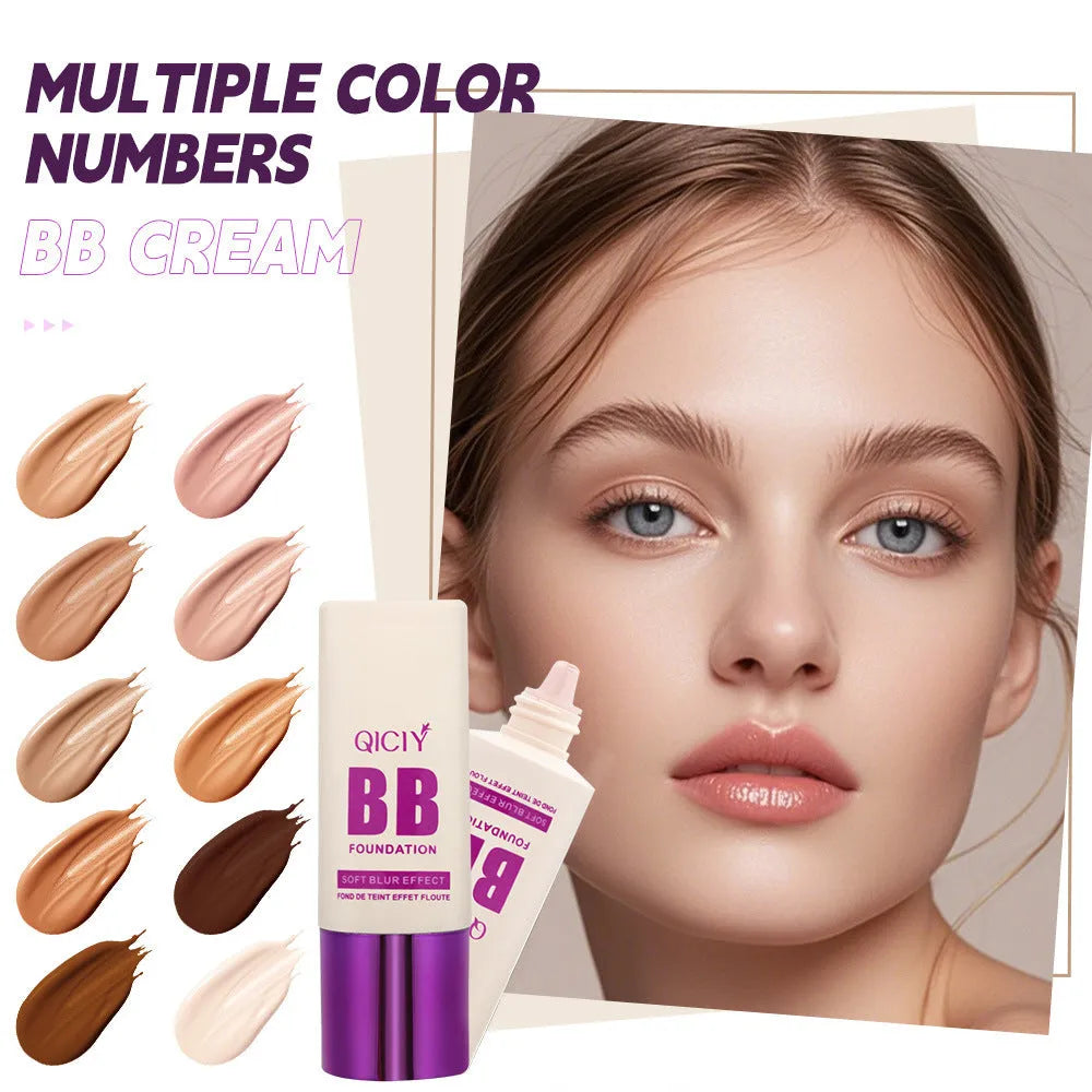 Feeding bottle tube of brightening BB cream liquid foundation concealer in ten shades