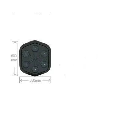 Black Smart Music Boxing Machine with Bluetooth connection and EVA construction for professional fitness training