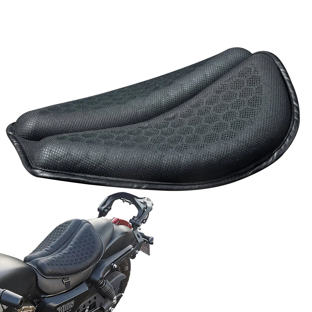 Upgraded petal style motorcycle cushion with shock absorption, thickened padding, sun proof and breathable TPE PVC construction