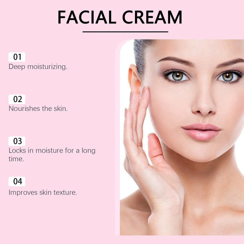 Sakura butter cream moisturiser in 5.7cm round jar containing 100g nourishing face cream