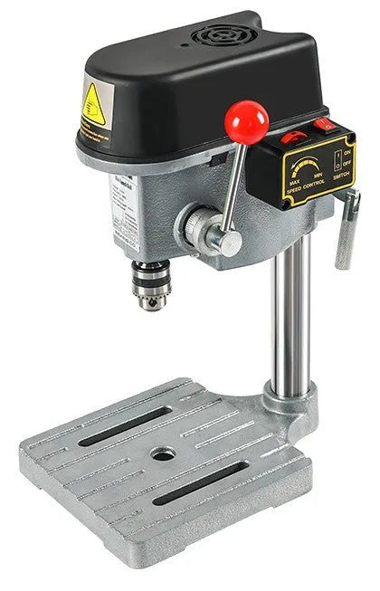 1050W bench drill and milling machine with cross bench pliers on workshop bench