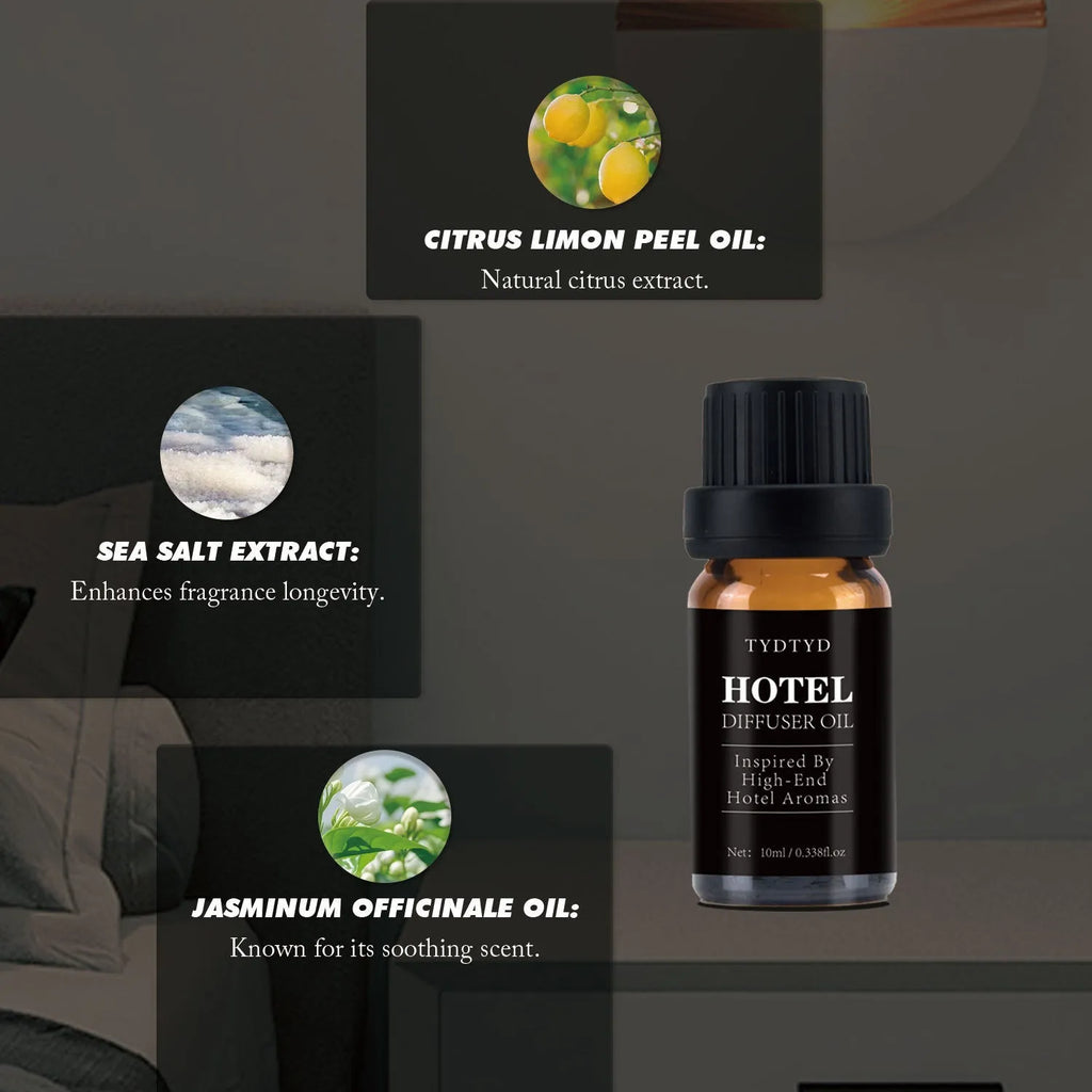 10ml natural plant fragrance essential oil in glass bottle
