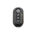 Fiat 500 Boyue Ottimo Viaggio remote key case replacement shell in black, red, or dark blue
