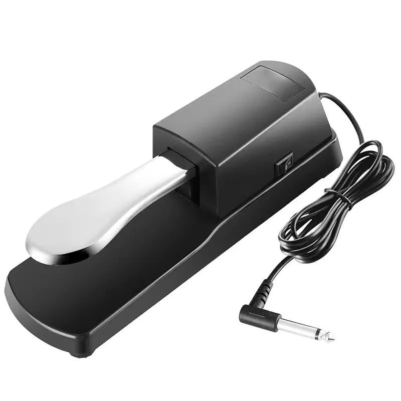 Single sustain pedal for electronic keyboard with ABS plastic construction