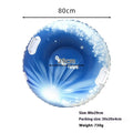 PVC winter ski ring toy in three colour options for snow play
