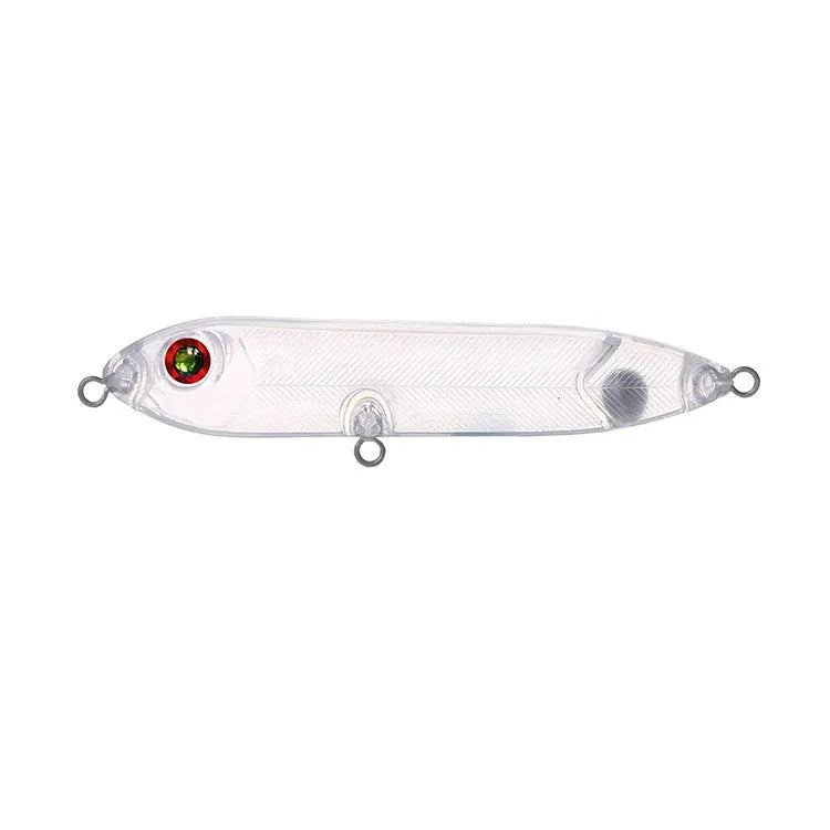 DIY blank path sub bait embryo body 9.5cm ABS transparent R-8224 with 7mm fish eye