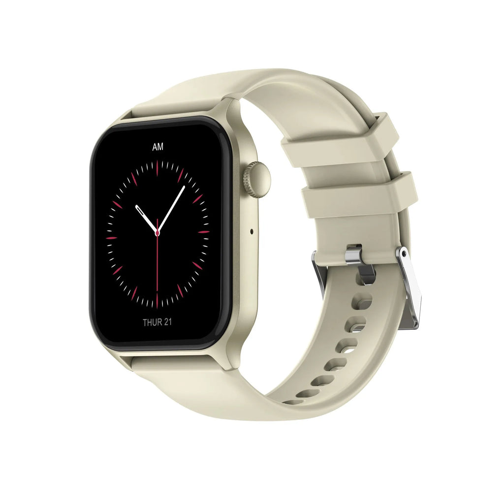 Z145 Smart Watch in black on wrist, showing display with health metrics and call function.