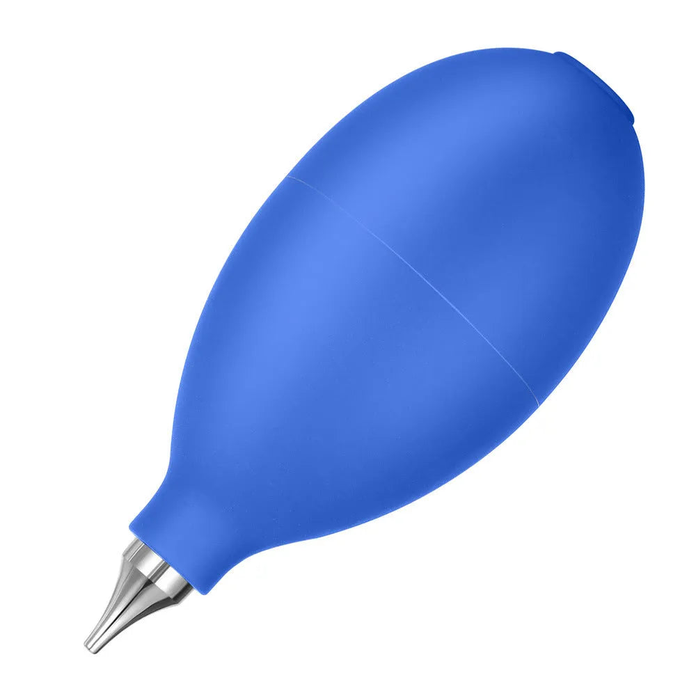 Blue rubber dust removal air blowing ball for camera phone clock cleaning