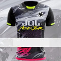 Men's sports mesh short sleeve t-shirt in bird eye polyester fabric with loose fit for leisure wear