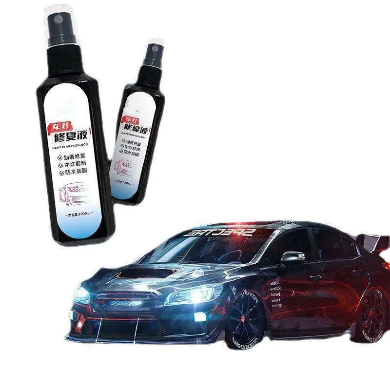 Car headlight renovation repairing liquid 100ml bottle for headlamp lens restoration