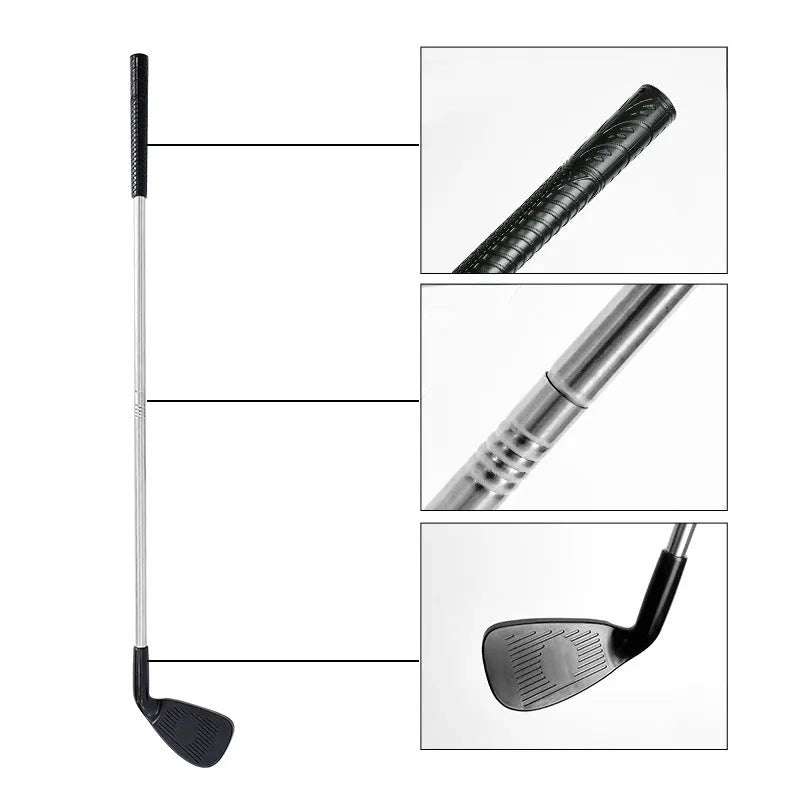 Golf metal club parent-child outdoor toy with adult club and children's club colour options