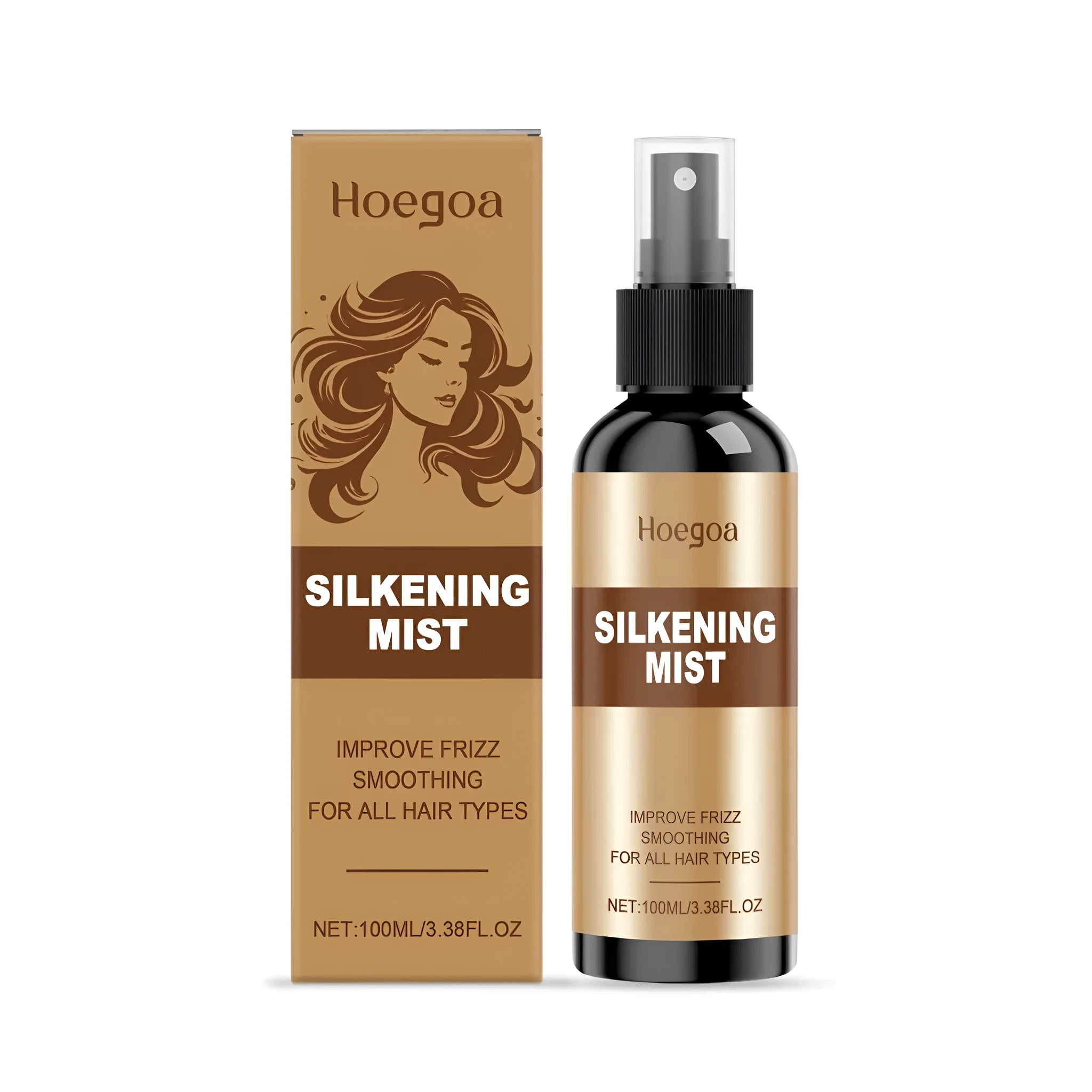 100ml bottle of hair care spray with collagen, vitamin E, ginger and rosemary extracts