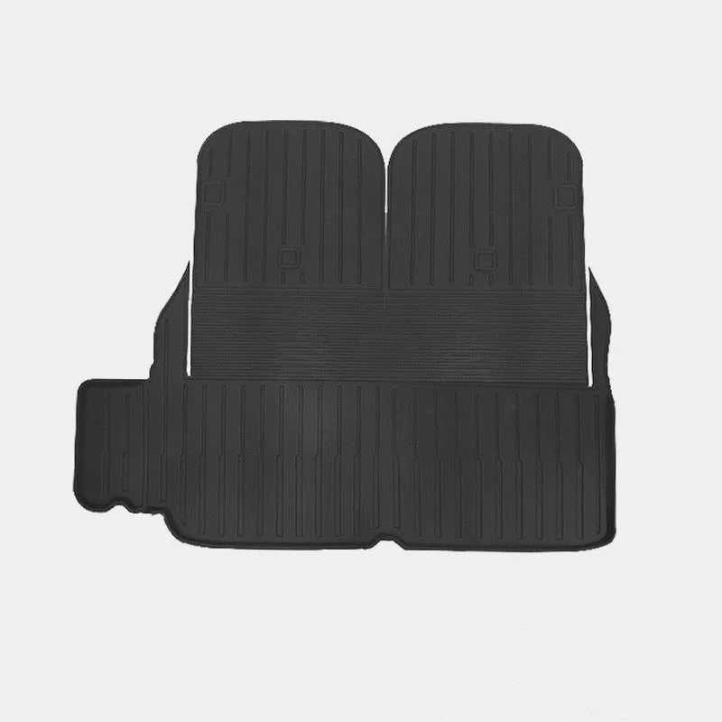 Tesla Model X waterproof TPE rubber floor mats and boot liner set for left-hand drive vehicles