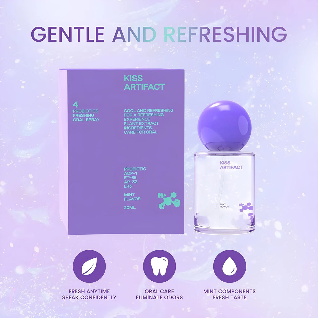 20ml probiotic oral spray with spray applicator for portable oral care