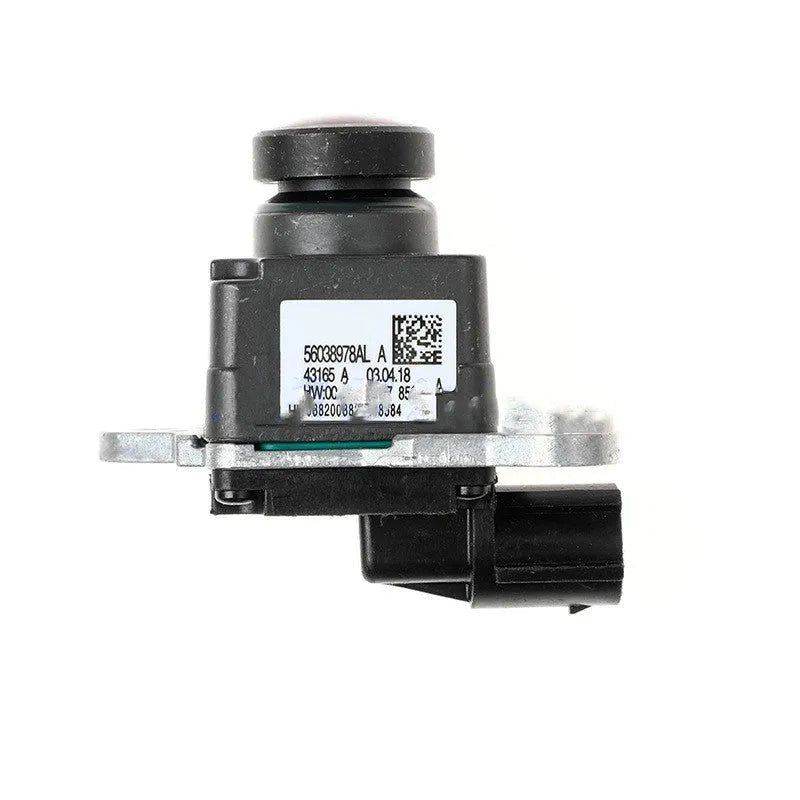 Black plastic reversing camera for Dodge Ram trucks with rotating adjustable mount