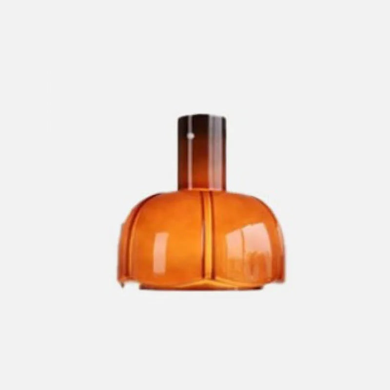 Medieval glass bud chandelier pendant light with E27 fitting in retro colour options