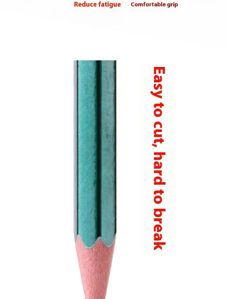 Green Rod hexagonal wooden pencils in HB and 2B grades, box of 10