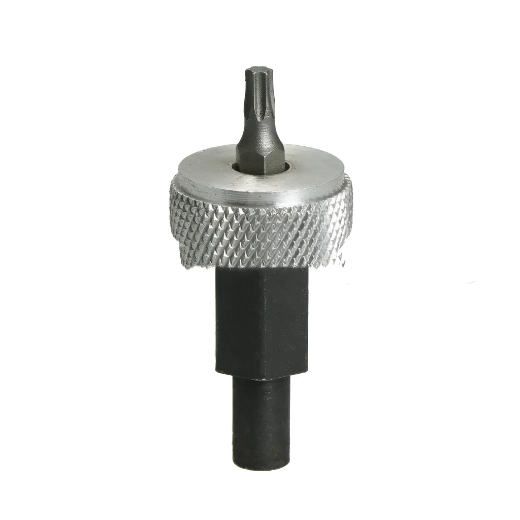 Ignition module wrench with knurled aluminium knob and carbon steel handle