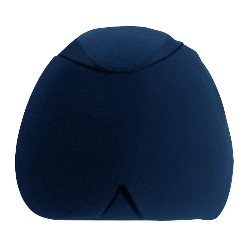 Solid colour cold compress cap with fully enclosed design for head cooling therapy