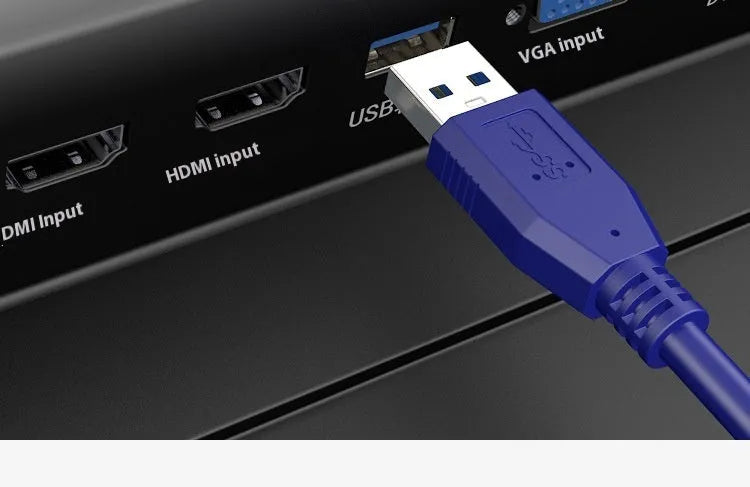 USB 3.0 A male to A male data cable for external hard disk enclosures on a white background.