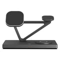 Five-in-one small night lamp wireless charger with magnetic suction bracket in black
