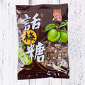 Guava, plum sugar and tangerine peel hard candy assortment in separate bags