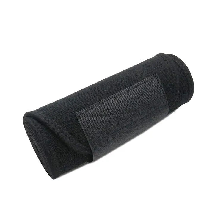Neoprene lumbar support belt for fitness and sport in black, blue, and pink colour options