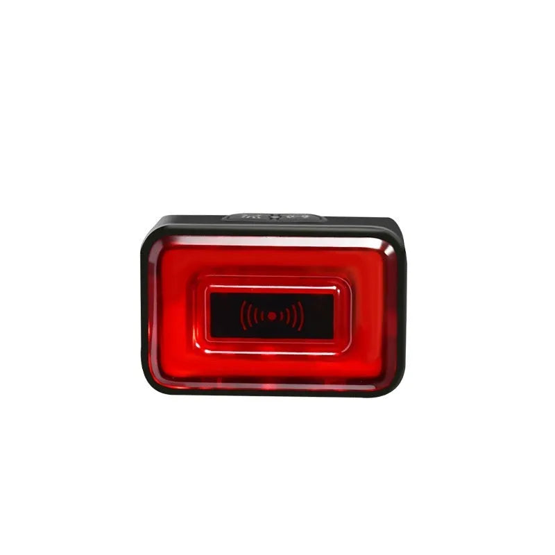 Radar detection bicycle taillight with dual bracket mounting and TYPE-C charging port