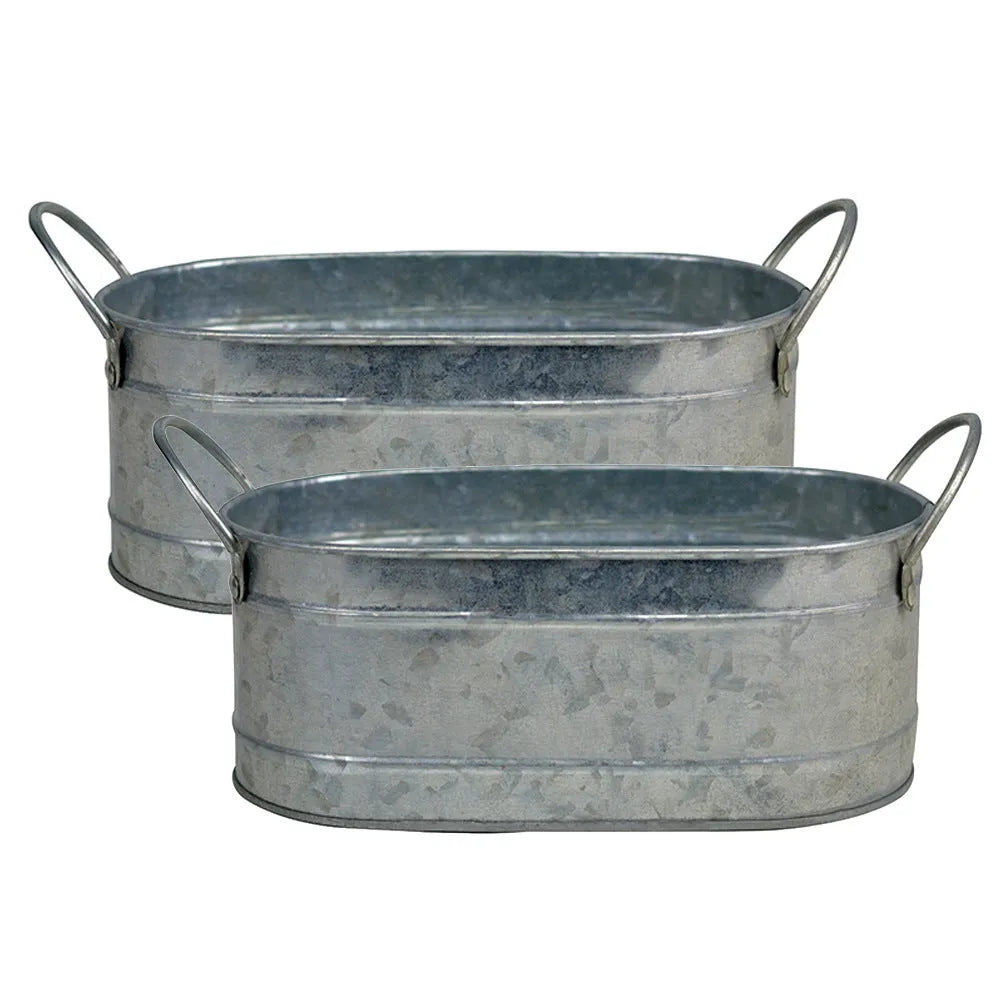 Iron sheet desktop succulent flowerpot with metal construction