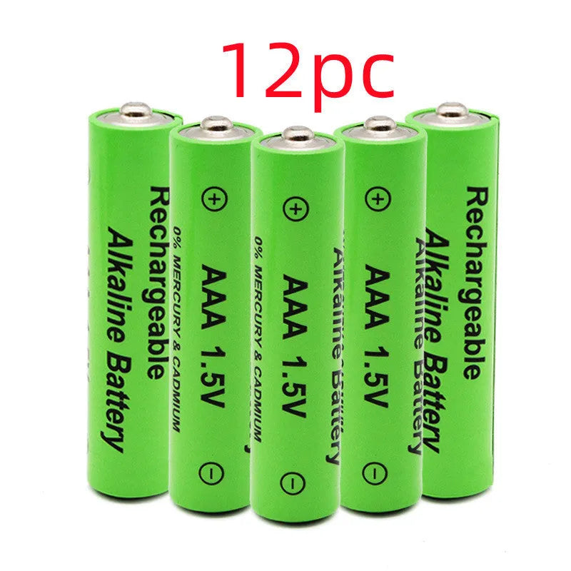 AA size 3000mAh alkaline rechargeable battery labelled 1.5V