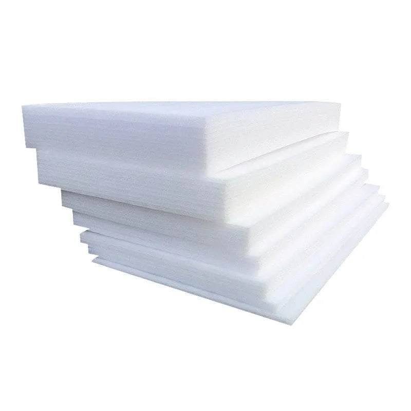 White EPE pearl cotton foam board sheet measuring 200 by 100 centimetres