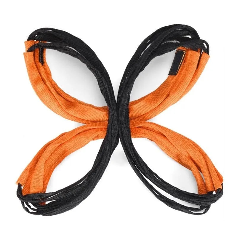 Plastic butterfly agility ladder and jump grid set for youth physical development training