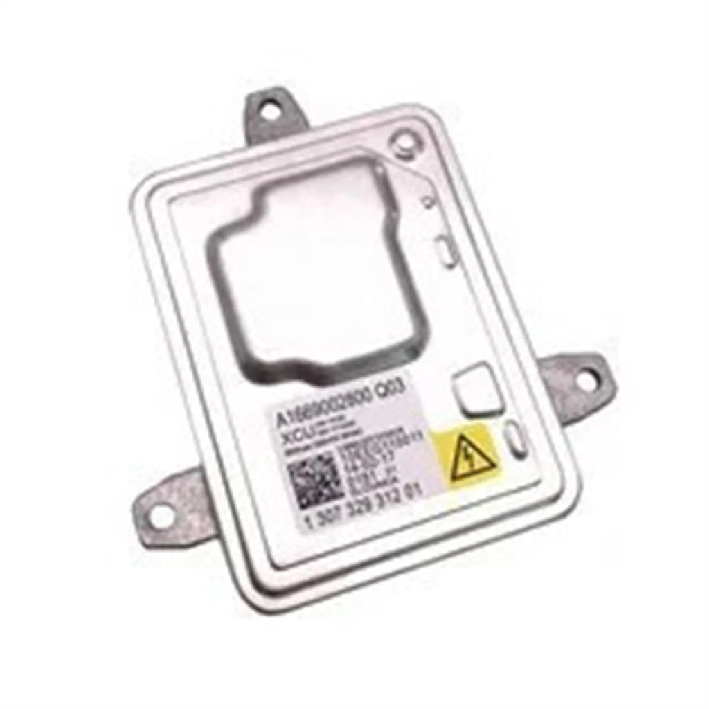 Metal headlight ballast unit measuring 14 by 11 by 4.5 centimetres