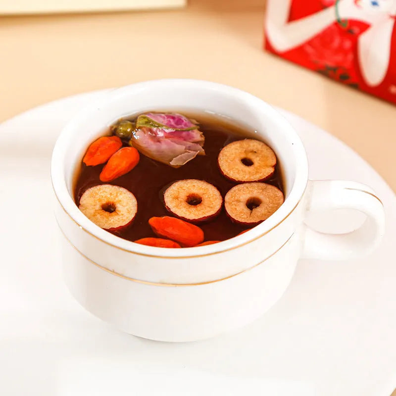 Box of brown sugar ginger red dates wolfberry herbal substitute tea 150g