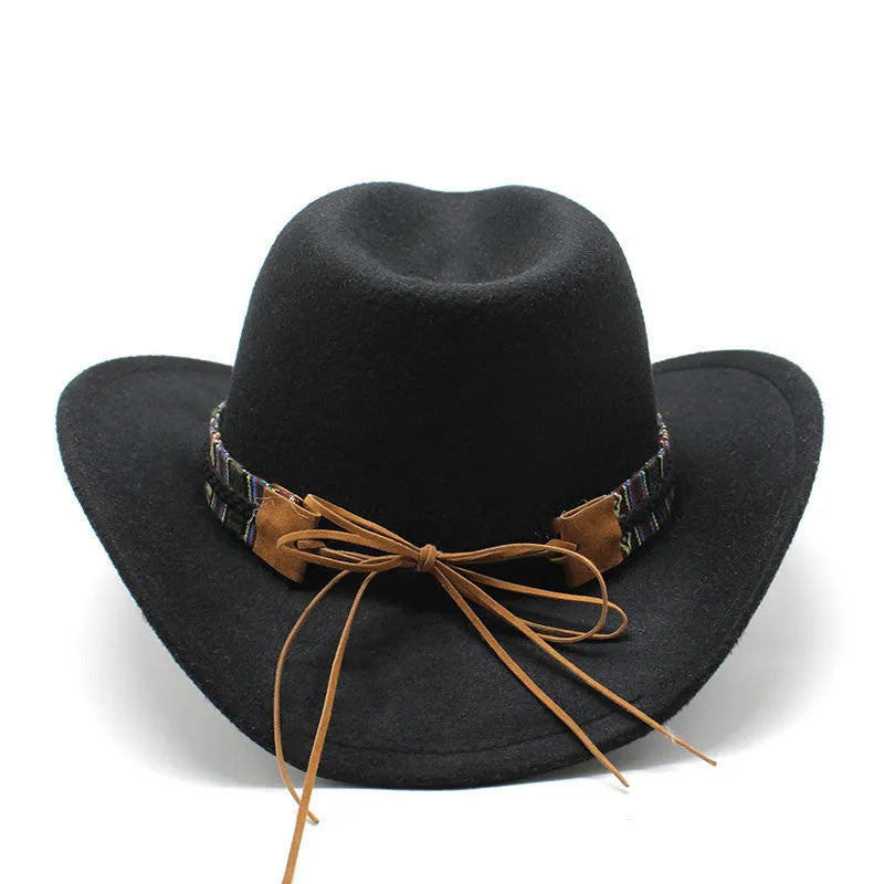 Polyester western cowboy hat with a bell crown in a choice of colours on a size M headform.
