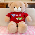 Custom-made teddy bear plush toy in 75/100/120 cm for sleeping, with multiple colour options