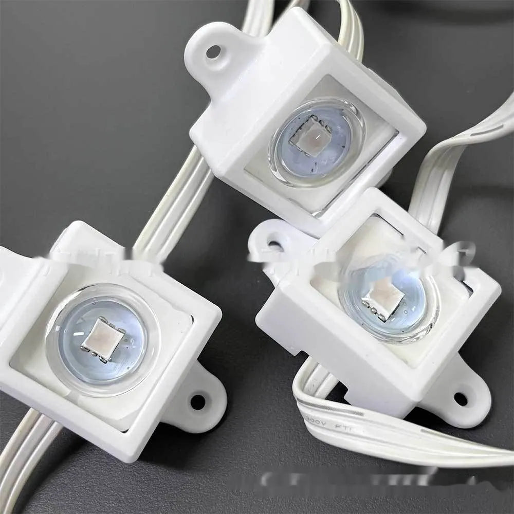White plastic LED light fixed bracket protective lampshade with 1.7cm by 6cm dimensions