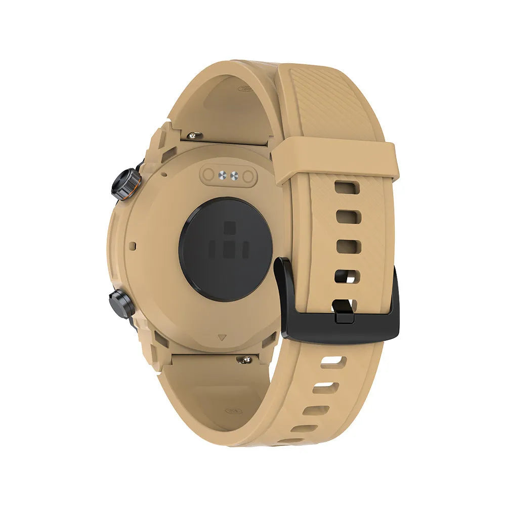 Smart watch with Bluetooth calling, health sensors, and TFT screen in black colour option