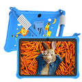 7-inch children's tablet silicone protective case in sapphire blue with HD screen film