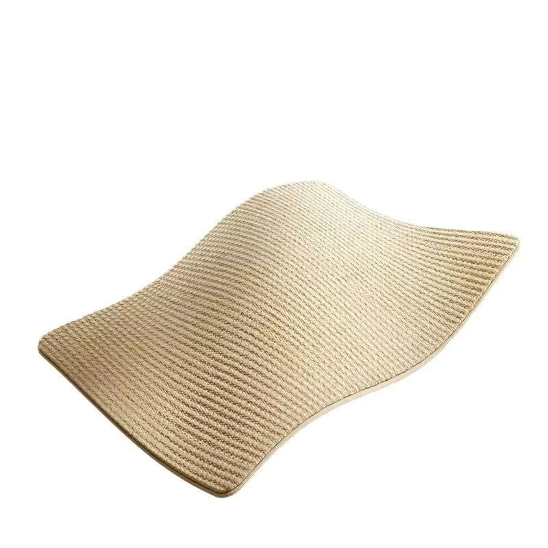 Sisal cat scratch board with natural sisal blanket scratching surface in small and large size options