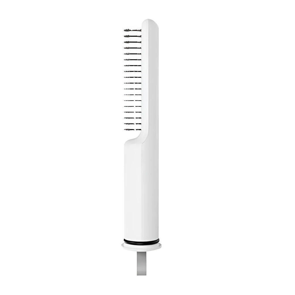 Stainless steel dematting comb with user-friendly handle for removing knots from dog hair