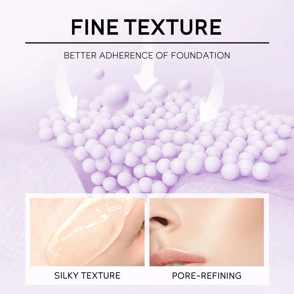 30g tube of colour-correcting makeup primer in pink, purple and green shade options