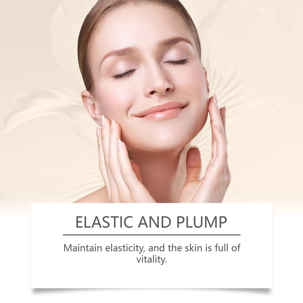 Collagen firming care solution 30ml bottle on white background