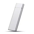 6TB external mobile hard drive with metal shell in black, blue, orange, red, or silver colour options