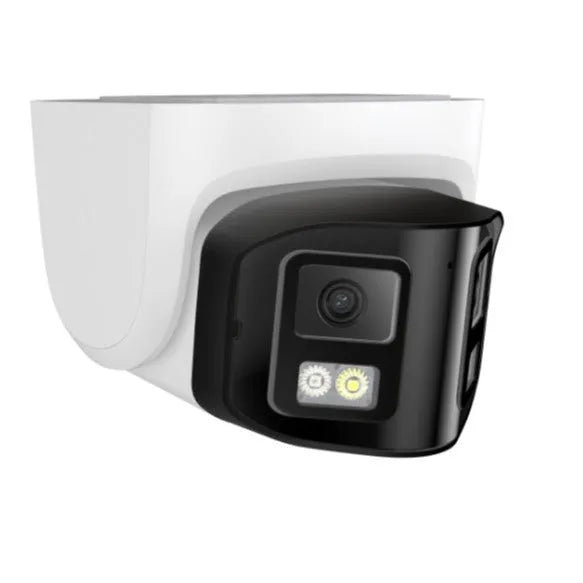 4MP dual-lens IP CCTV security camera with safety belt mounting bracket